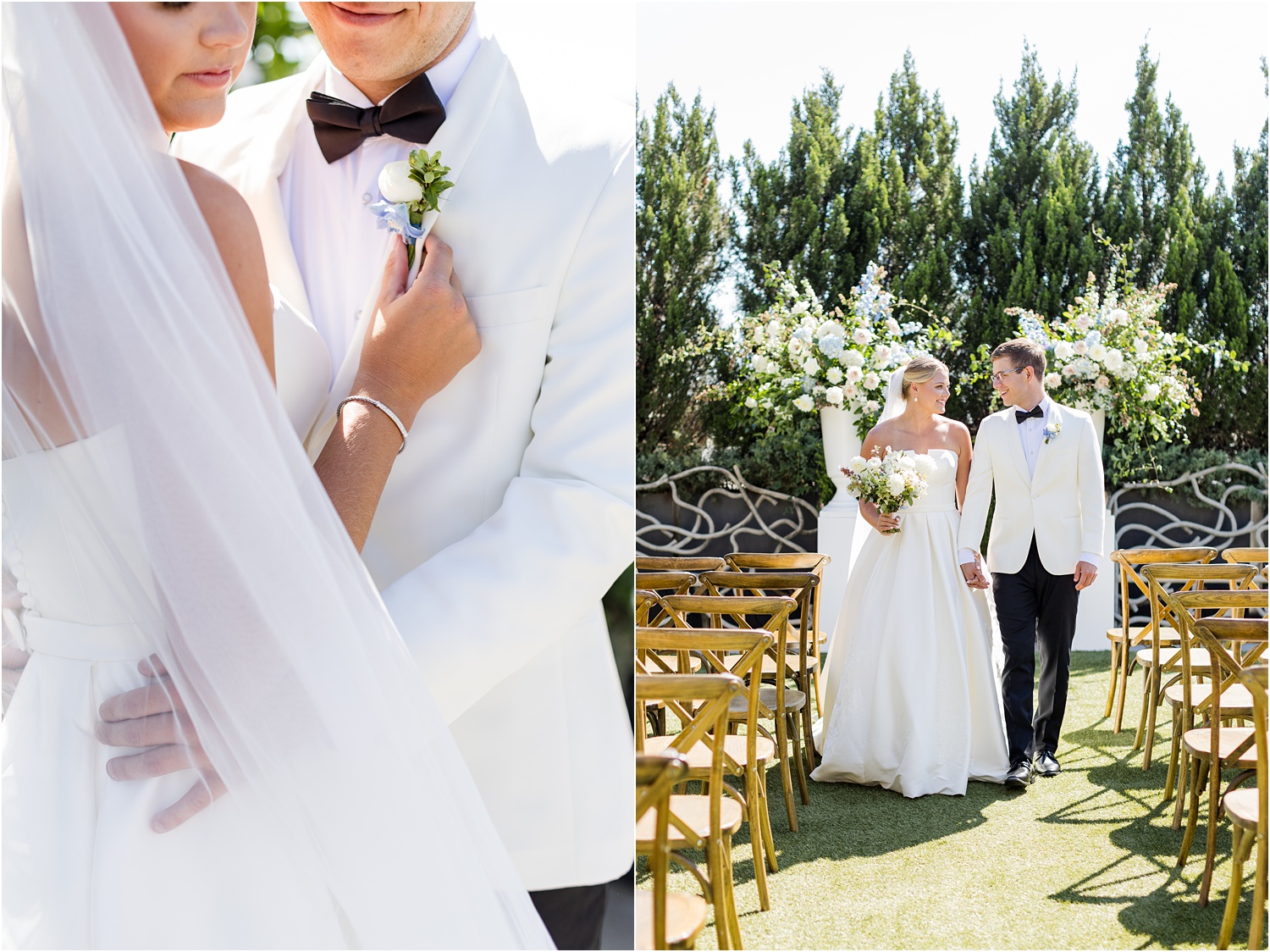 rooftop Greenville wedding