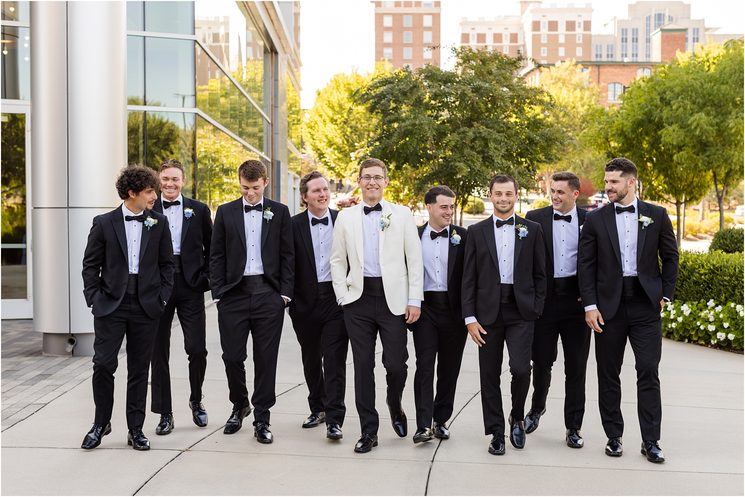 groomsmen greenville wedding
