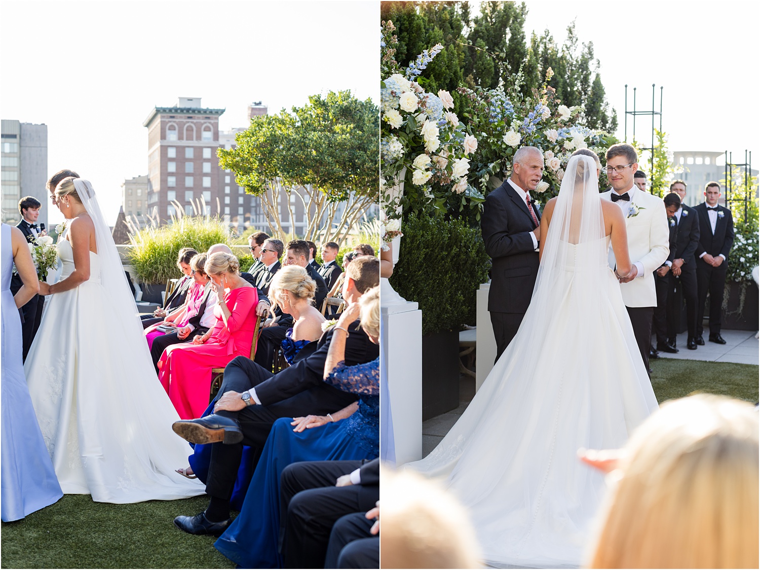 summer wedding ceremony