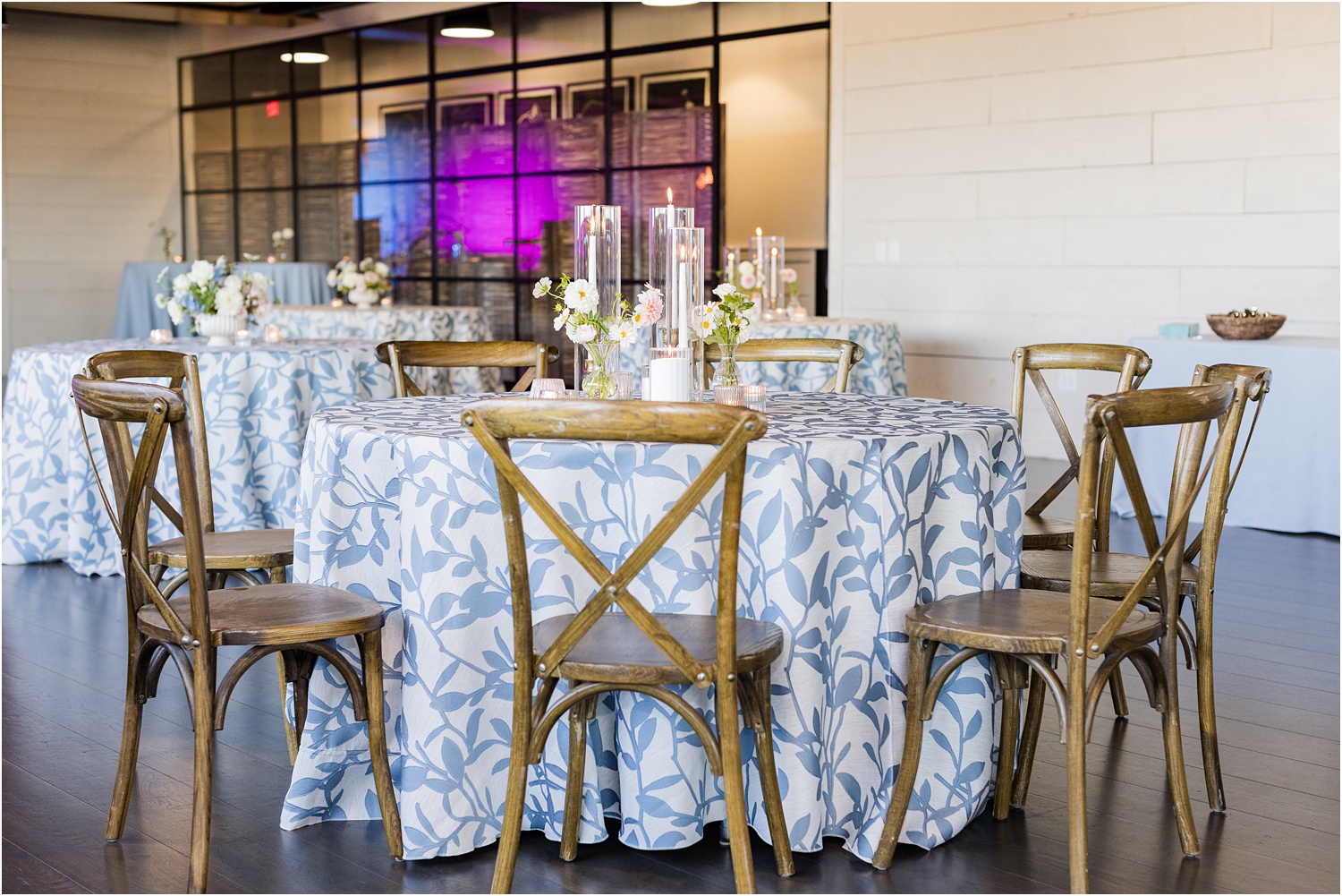 summer wedding reception 