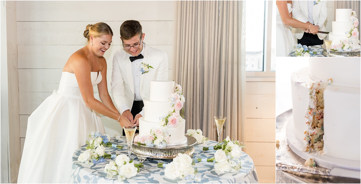 summer wedding cake