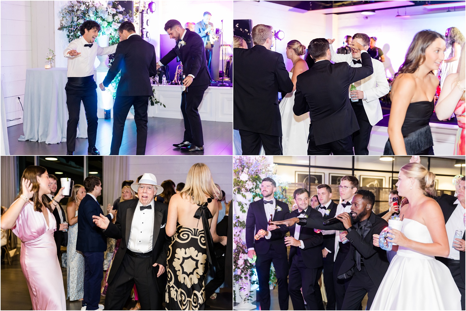 candid reception dancing 