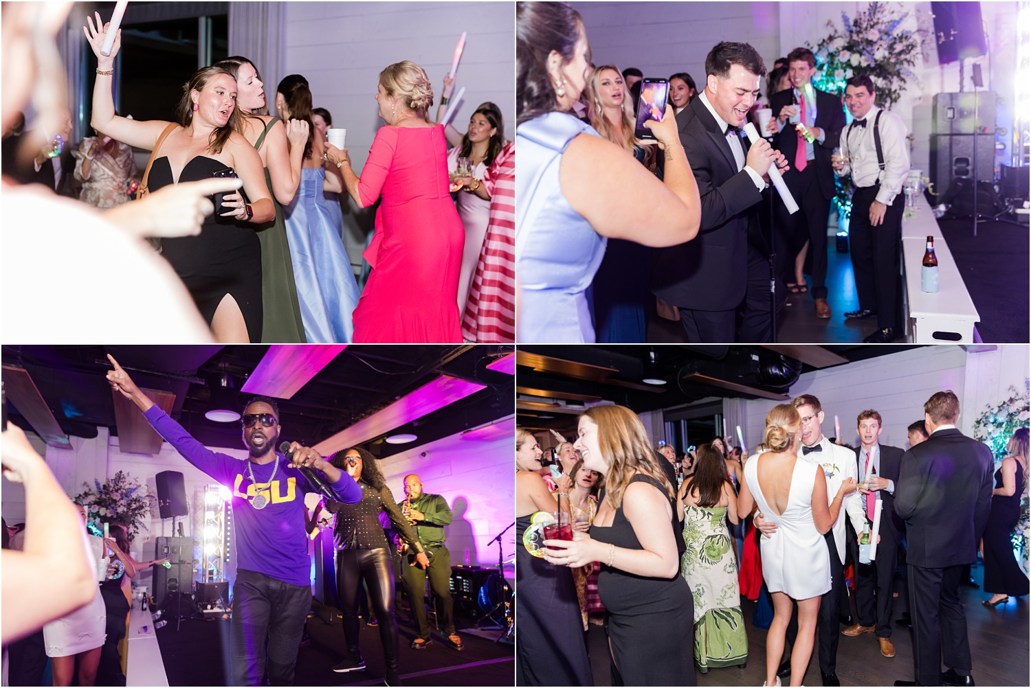 candid reception dancing 