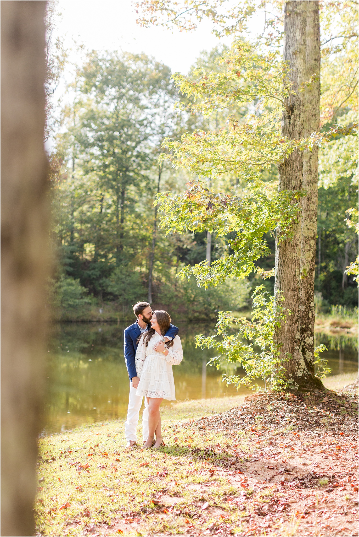 fall engagement photography 