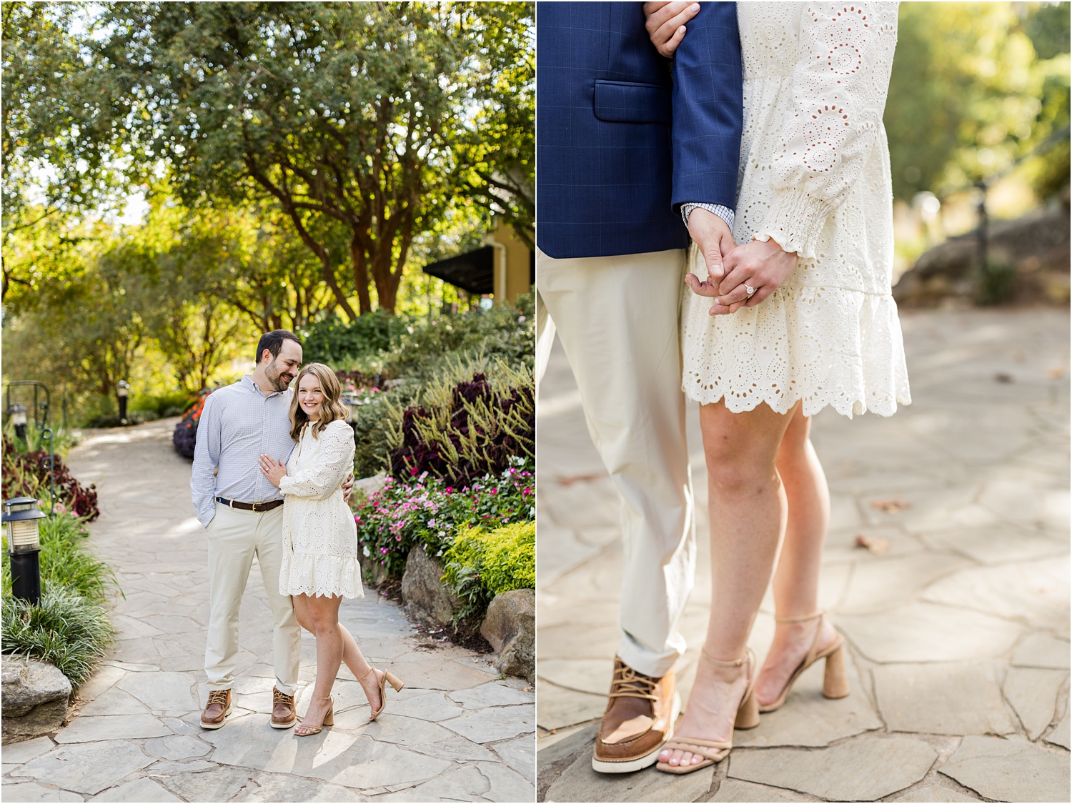 Greenville fall engagement