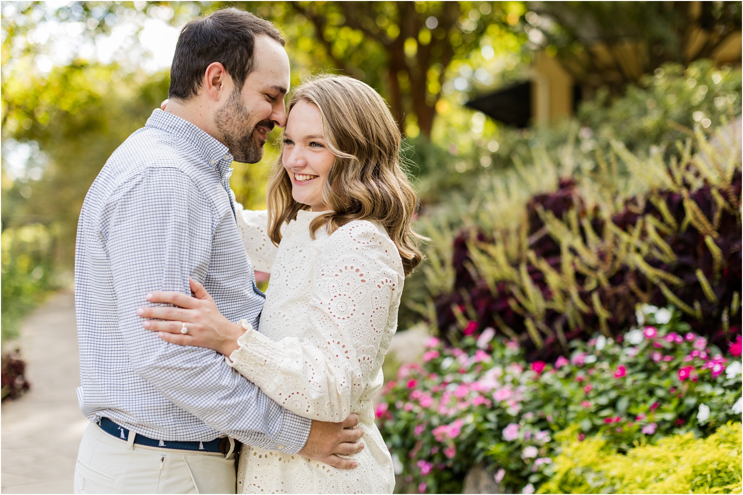 light airy engagement photos