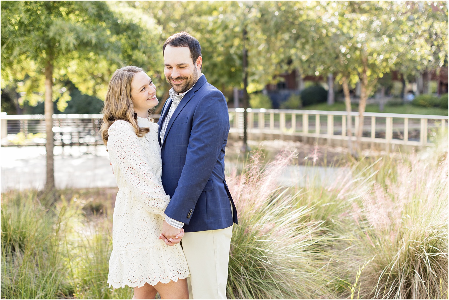 downtown Greenville engagement photos