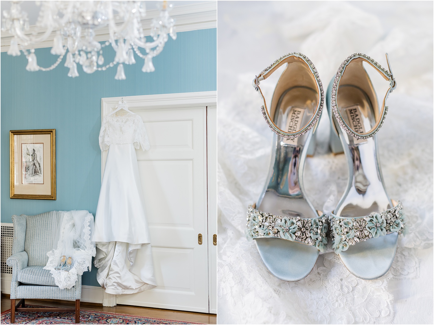 bride getting ready greenville