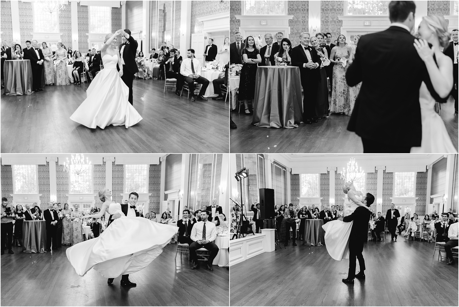 candid reception dancing 