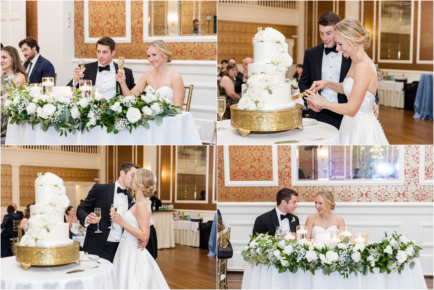 fall wedding reception details