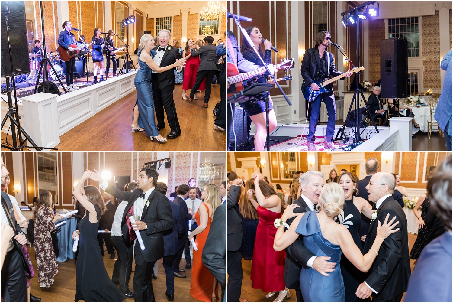 candid reception dancing 