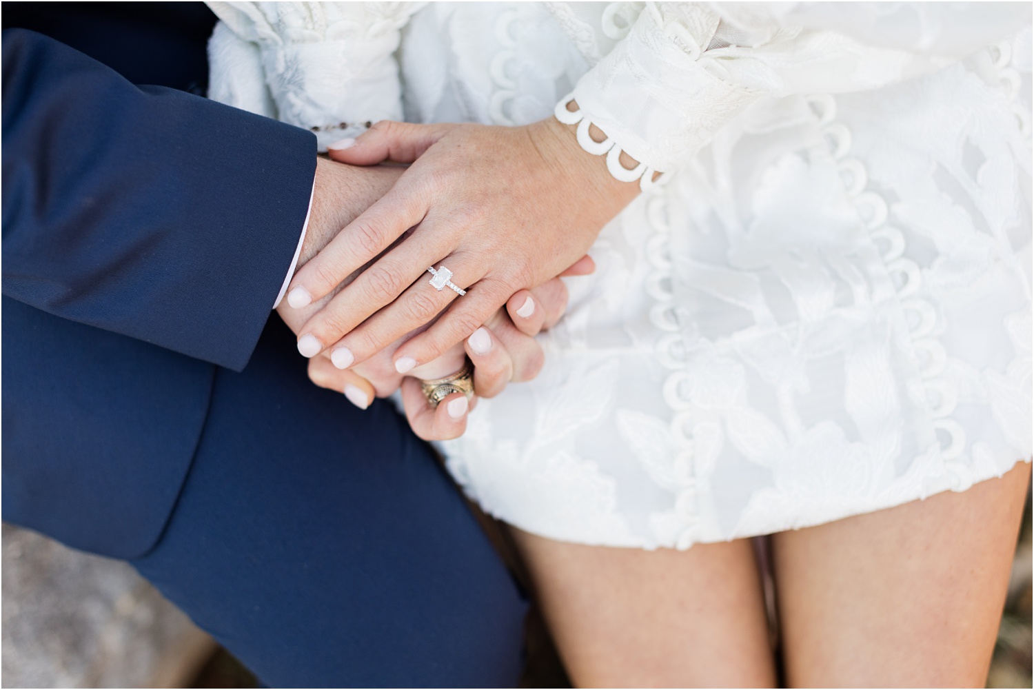 winter engagement photography