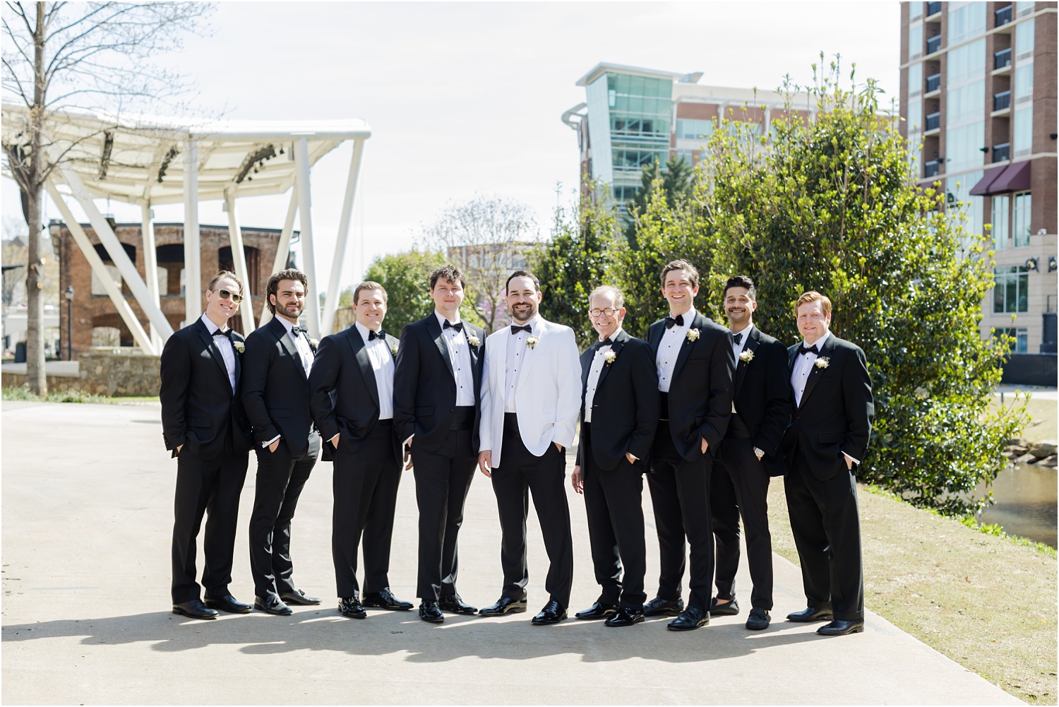 spring groomsmen style