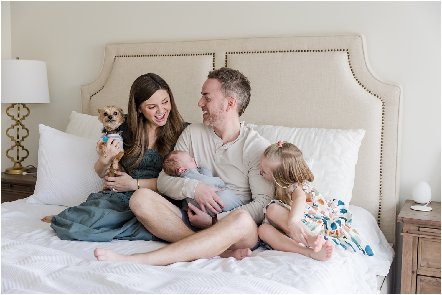 lifestyle newborn session