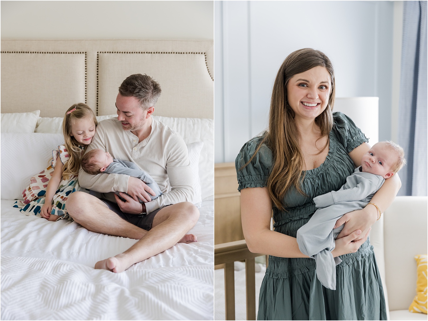 at home newborn session