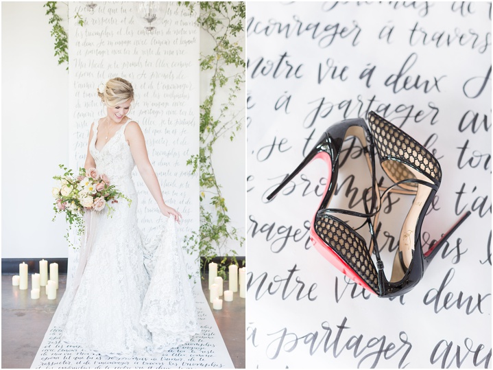 french couture inspired styled shoot