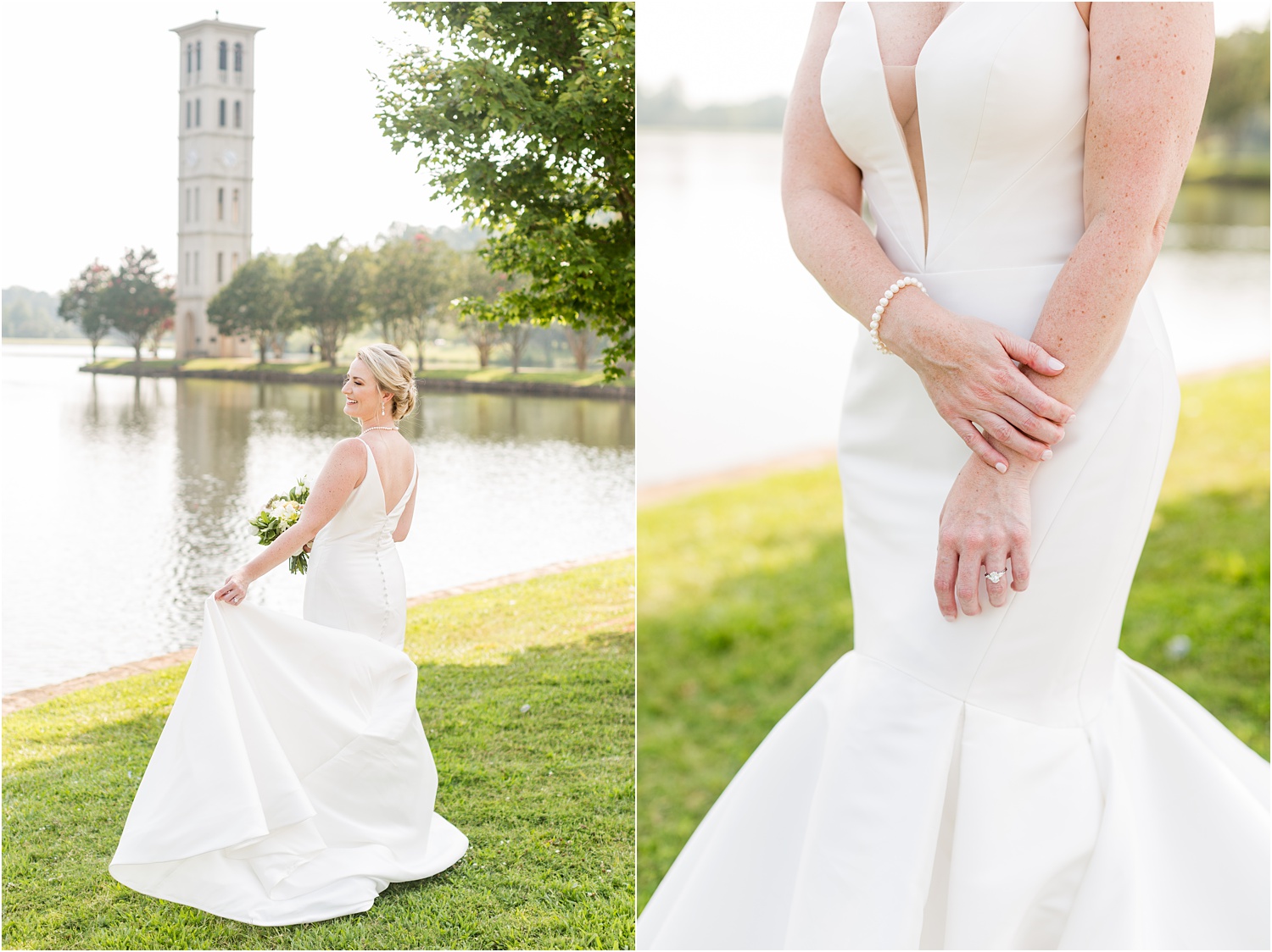 light and airy bridal portraits